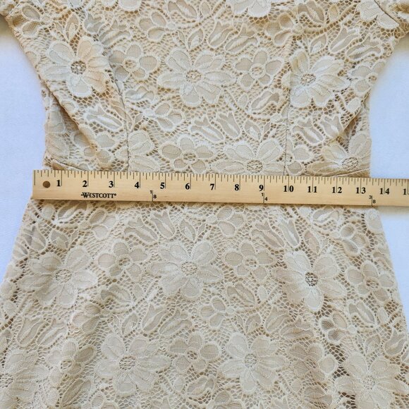 Lace Floral Dress Romantic Modest Classy Flowers Cottagecore Fairy Pretty Cute - Picture 9 of 9